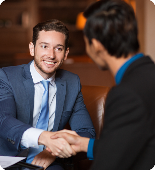 Business handshake